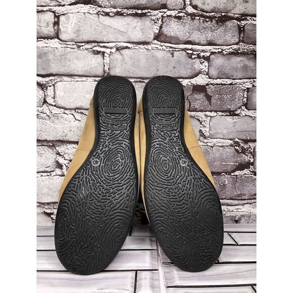 Aquitaine Brown Leather Perforated Ballet Flats Round Toe Shoes Women Sz 40EU/9M - Picture 8 of 16